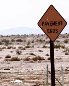 pavement-ends